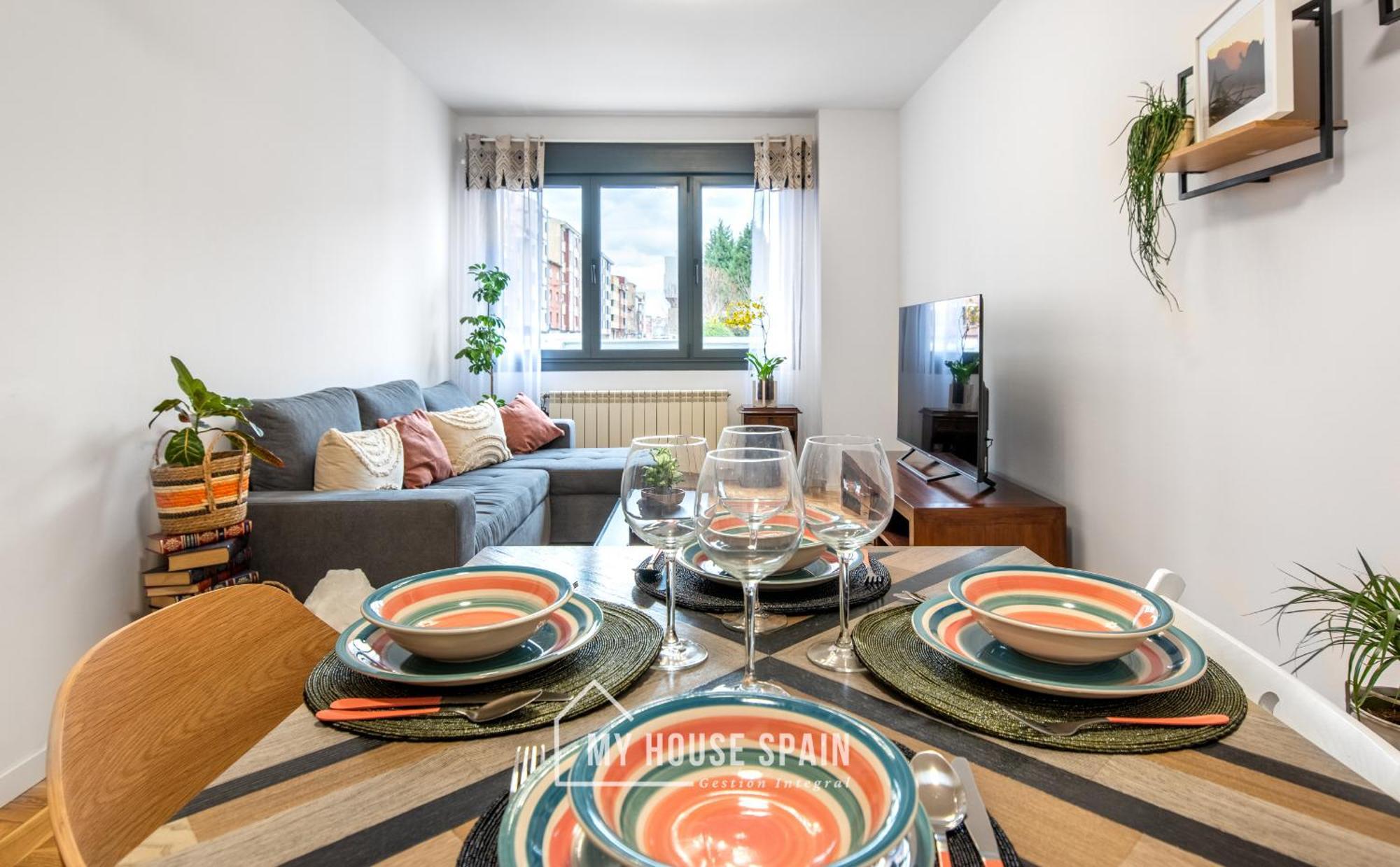Myhousespain- Precioso Piso Playa Poniente Gijon Bagian luar foto