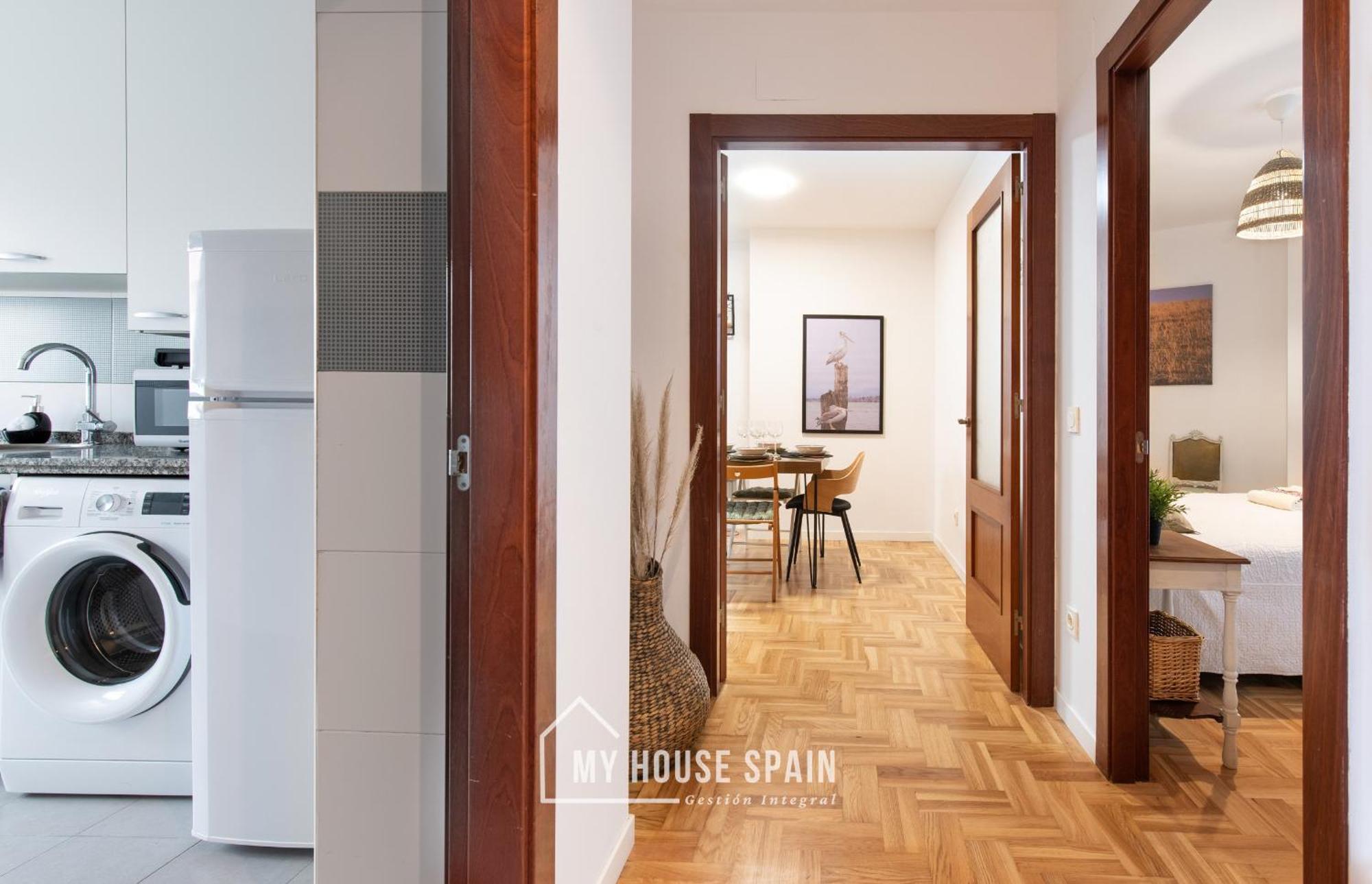 Myhousespain- Precioso Piso Playa Poniente Gijon Bagian luar foto